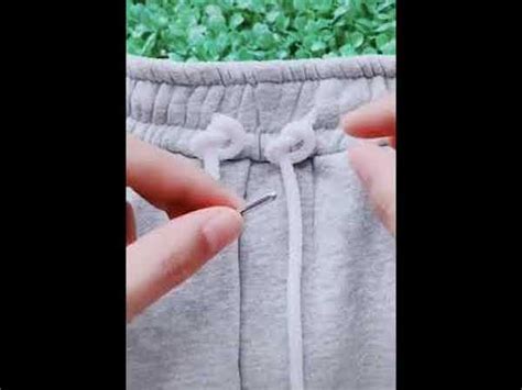 drawstring knot|best knot for drawstring pants.